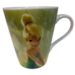 Disney Tinker Bell Mug Tinkerbell Fairy Coffee Cup Peter Pan Collectible EUC